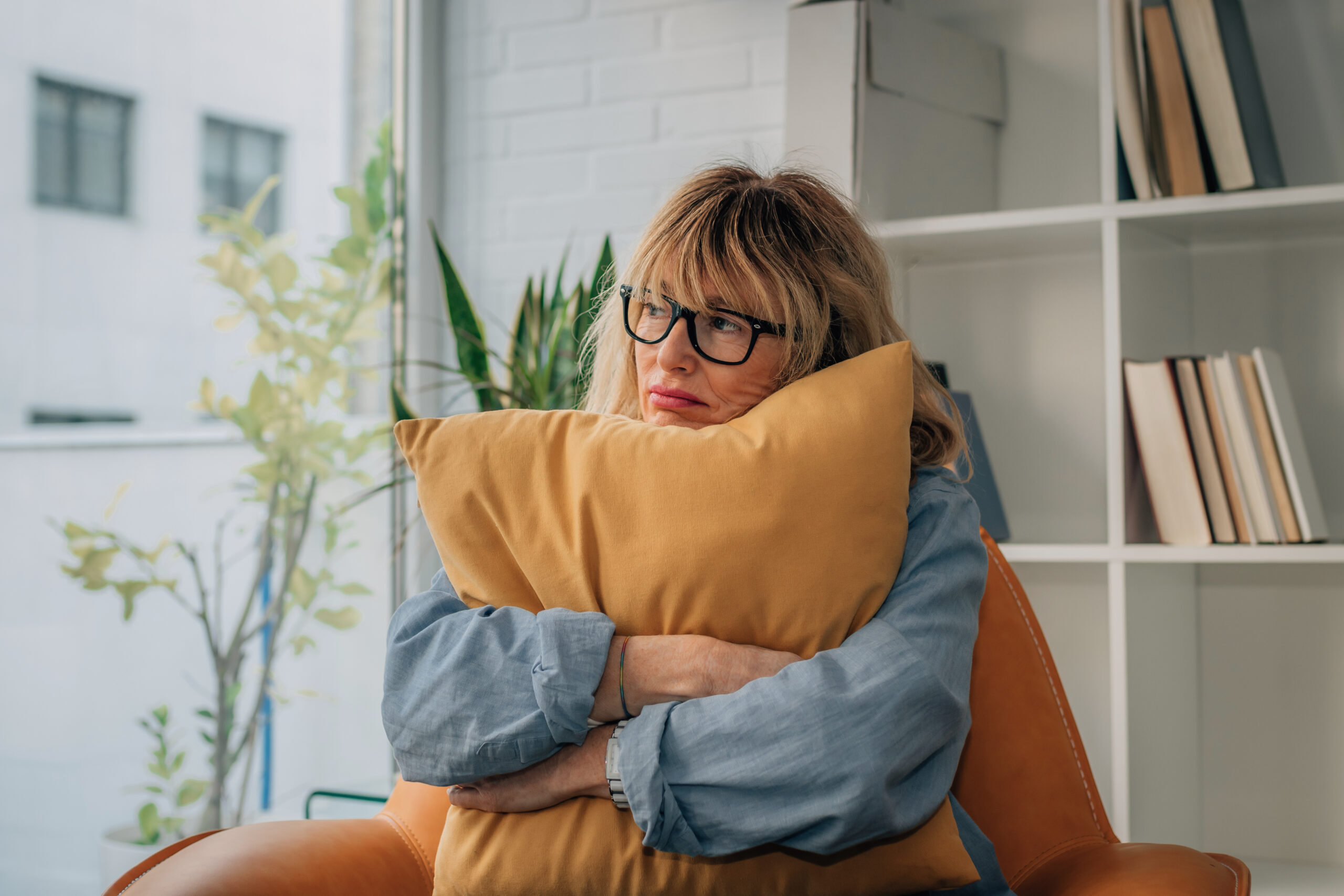 Woman in burnout Katie Feder Psychotherapist